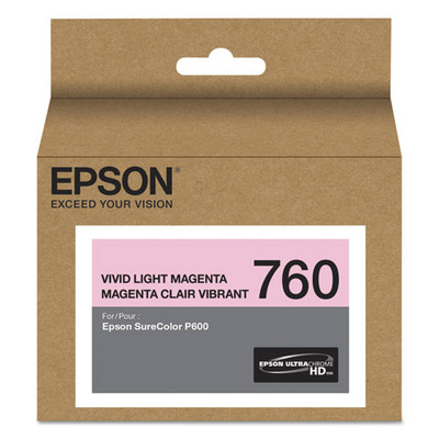 T760620 | Epson® 760 | Original Epson® UltraChrome® HD Ink Cartridge - Vivid Light Magenta