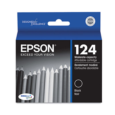 T124120-S | Epson® 124 | Original Epson® DURABrite Ultra® Ink Cartridge - Black