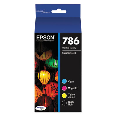 T786120-BCS | Epson® 786 | Original Epson® DURABrite Ultra® Ink Cartridge - Black, Cyan, Magenta, Yellow