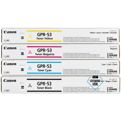 Canon GPR-53 Set | Original Canon Laser Toner Cartridges – Black, Cyan, Magenta, Yellow