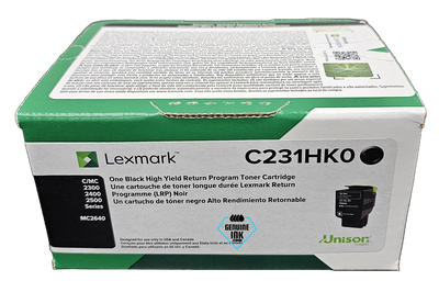 C231HK0 | Original Lexmark High-Yield Toner - Black