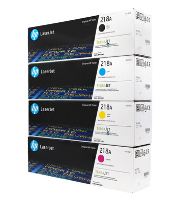 HP 218A SET | W2180A, W2181A, W2182A, W2183A | Original HP Toner Cartridges - Black, Cyan, Yellow, Magenta