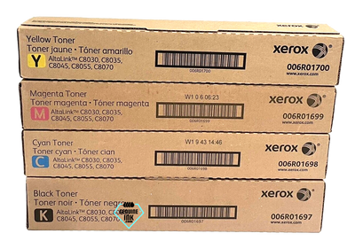Xerox Set | 006R01697, 006R01698, 006R01699, 006R01700 | Original Xerox Toner Cartridges – Black, Cyan, Magenta, Yellow