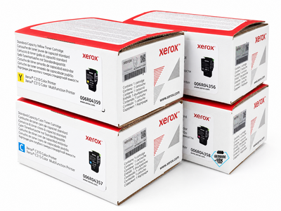 Xerox Set | 006R04356, 006R04357, 006R04358, 006R04359 | Original Xerox Toner Cartridges – Black, Color