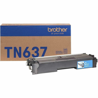 TN-637C | Original Brother Ultra High-Yield Toner Cartridge - Cyan
