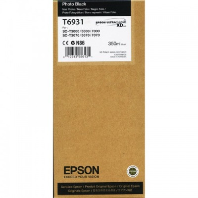 T693100 | Epson® T693 UltraChrome® XD | Original Epson® Ink Cartridge - Photo Black