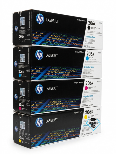 Original HP 206X SET | W2110X W2111X W2112X W2113X | LaserJet High