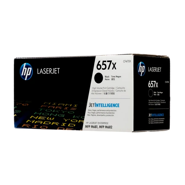 HP 657X Black High Yield Toner Cartridge CF470X