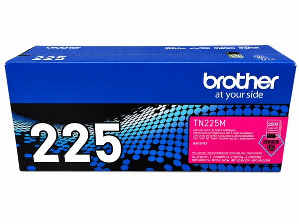 Brother TN225M Magenta High-Yield Toner Cartridge