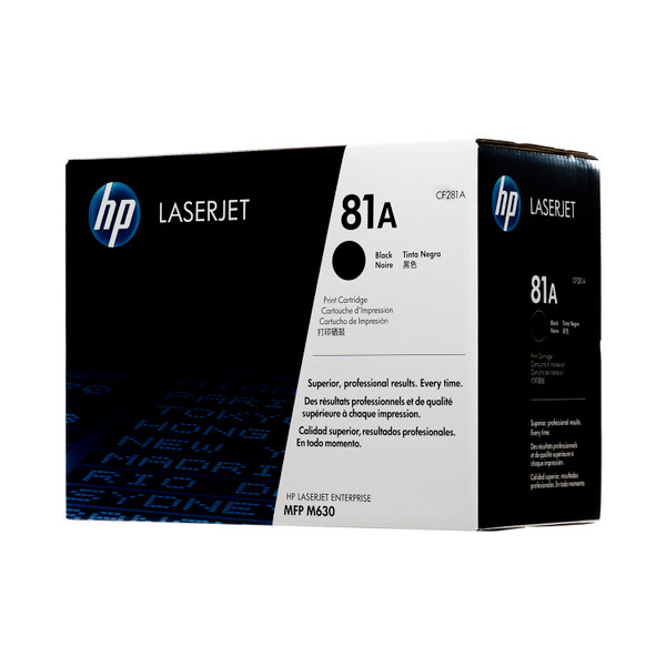 CF281A | HP 81A | Original HP LaserJet Toner Cartridge - Black