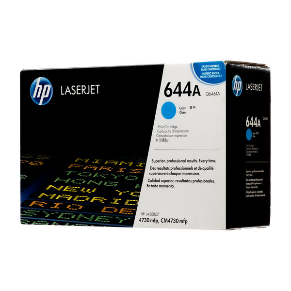 HP 644A Cyan Toner Cartridge Q6461A