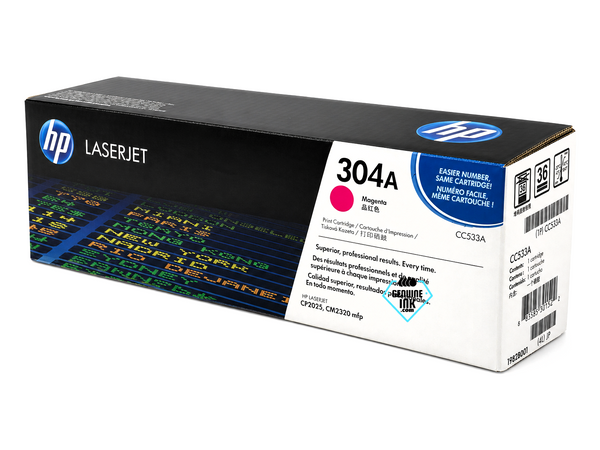 HP 304A Magenta Toner Cartridge CC533A