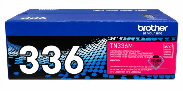 Brother TN336 Magenta High-Yield Toner Cartridge TN336M