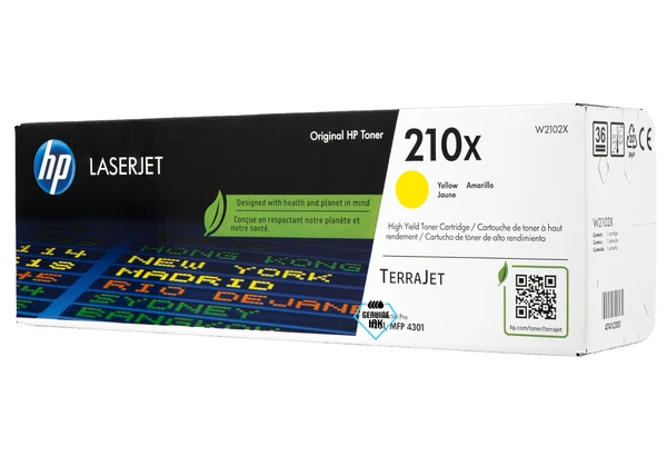 HP 210X Yellow Toner Cartridge W2102X
