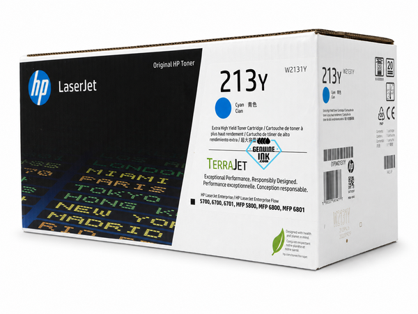 HP 213Y Cyan Toner Cartridge W2131Y