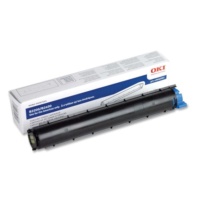 43640301 | Original Okidata F/B2200/2400 Toner Cartridge - Black