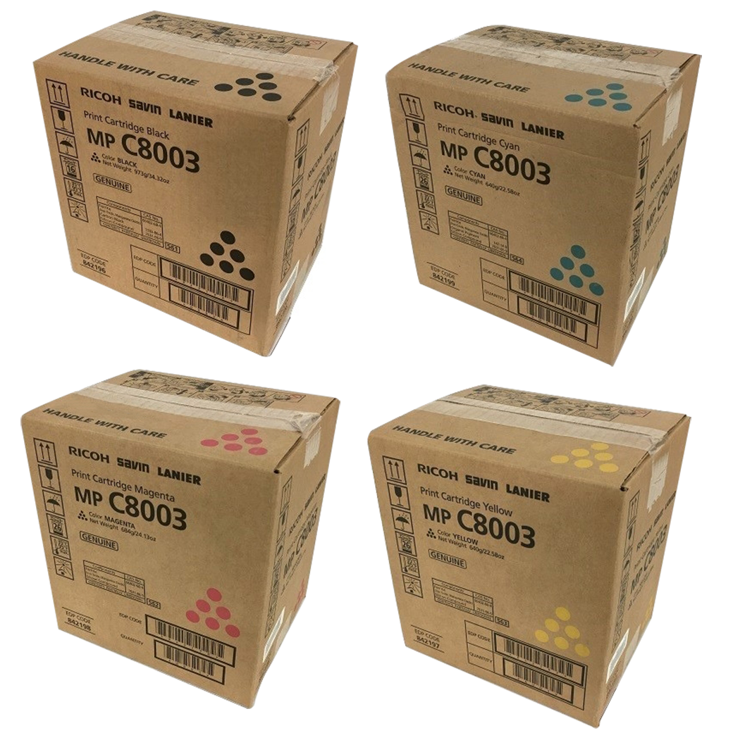 Ricoh MP-C8003 Set | Original Ricoh Laser Toner Cartridges – Black