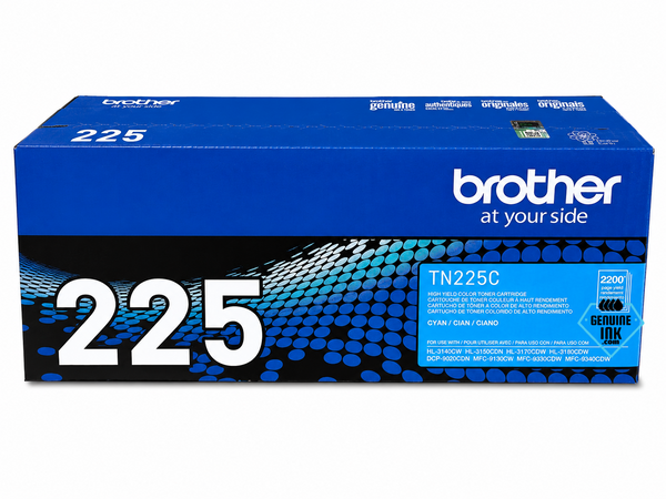 Brother TN225C Cyan High-Yield Toner Cartridge