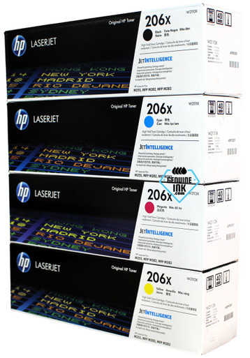 Original HP 206X SET | W2110X W2111X W2112X W2113X | LaserJet High