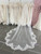 Elizabeth Dickens 3D Floral Veil. Ivory, Double-tier Waterfall, 144" - Closing Down Sale - Everything Must Go