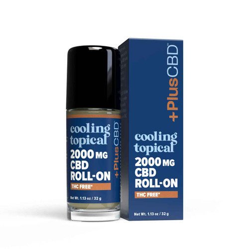 plusCBD Cooling Topical Roll-On 2000mg 1.13oz