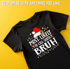 Most likely matching tshirts personalised black adult kids tshirt