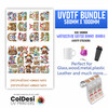28 Watercolor Easter Bunny 100mm ready to press stickers personalised uvdtf gangsheet 580mm x 1000mm