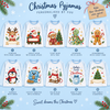 Personalised christmas kids pjs any design  childrens
