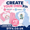Personalised Children’s Pyjamas – Custom Printed 100% Cotton PJs