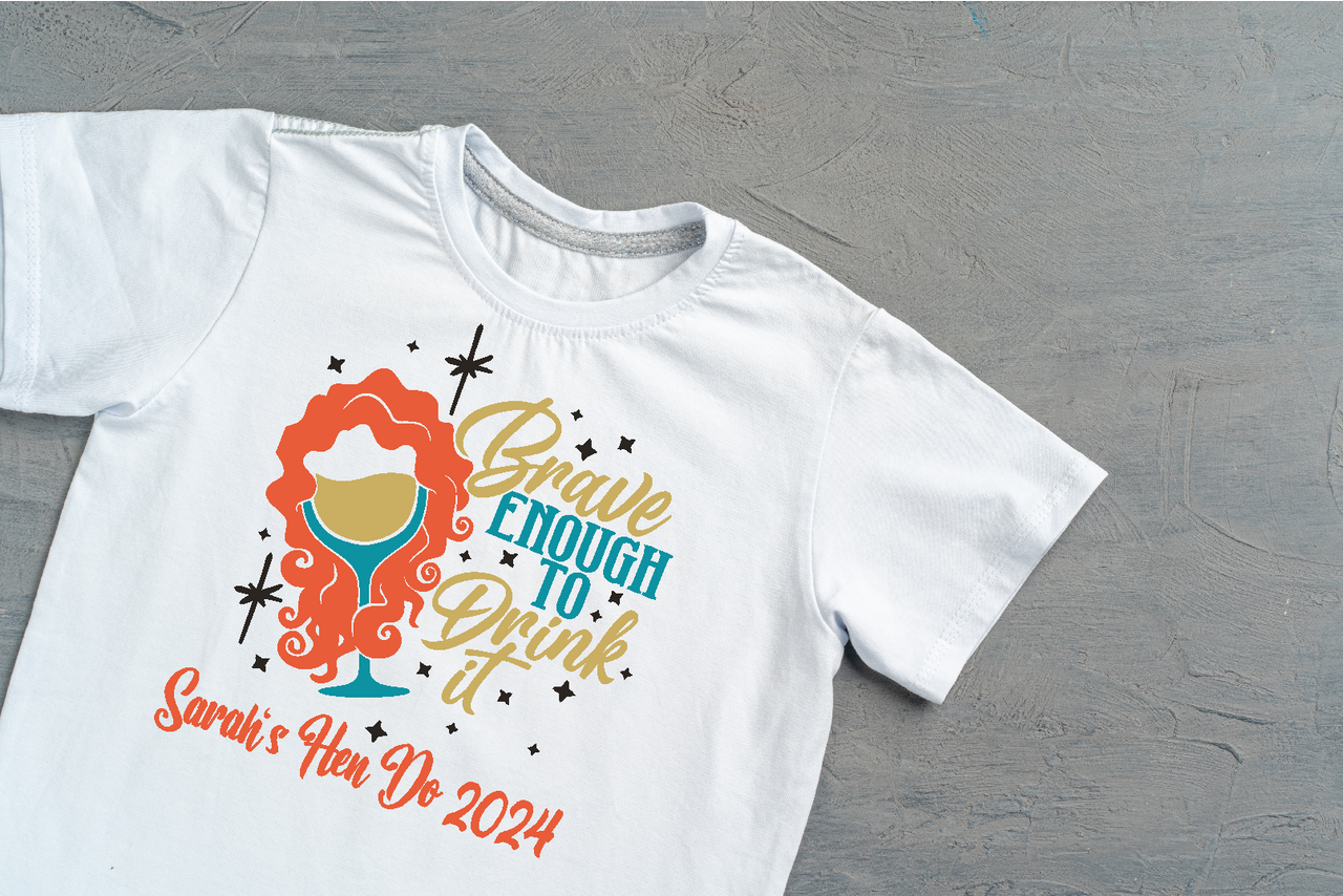 disney themed wine glasses over 32 designs Hen Do Party T-Shirts