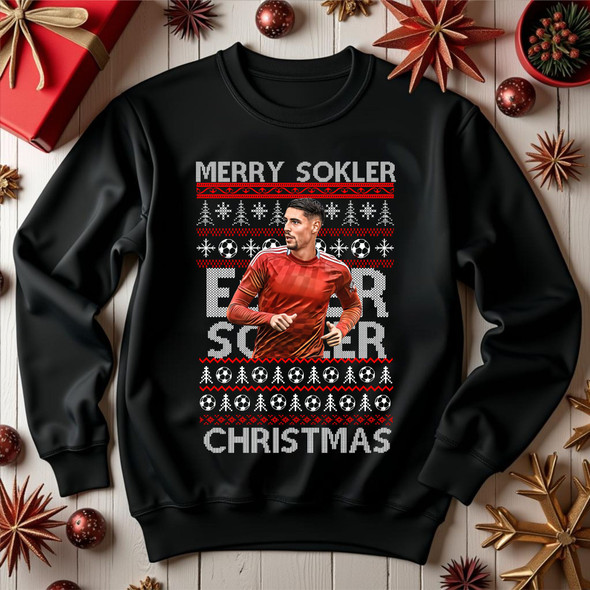 Aberdeen Ester Sokler christmas black  jumper kids adults