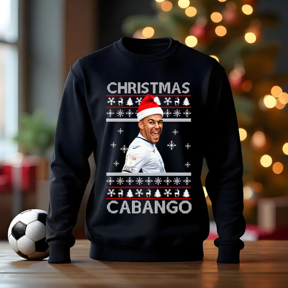 swansea christmas Ben Cabango football  jumper adult kids