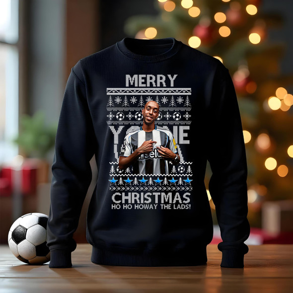 newcastle Yoane Wissa christmas  jumper black