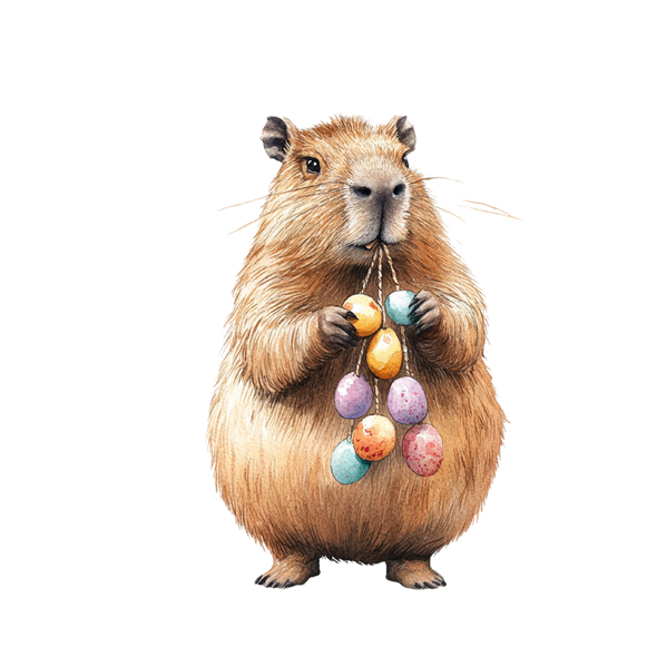 premade capybara highland cow easter meter dtf and uvdtf