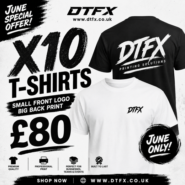 x10 workwear tshirt bundle front and back print