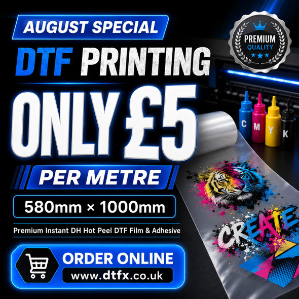 DTF Printing Special – 580mm × 1000mm Gang Sheet