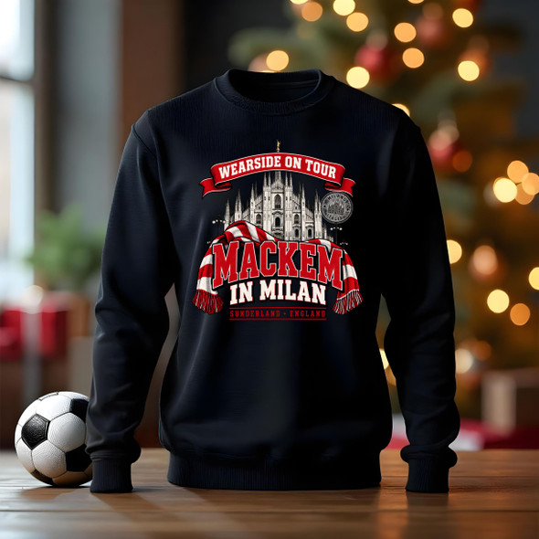 wearside on tour mackem in milan sunderland football jumper adult kids