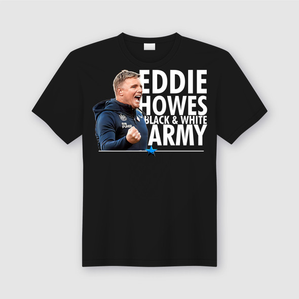 Eddie Howe Black and white army  2023