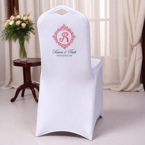Print your own Wedding Chair Company logos(ready to iron on or heat press)