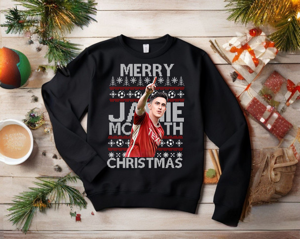 Aberdeen Jamie Mcgrath christmas black  jumper kids adults Aberdeen Jamie Mcgrath christmas black  jumper kids adults