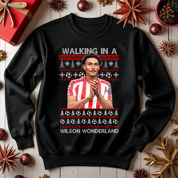 sunderland Wilson Isidor  christmas black  jumper kids adults