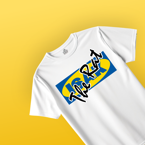 isak the rat  wembley newcastle white tshirt