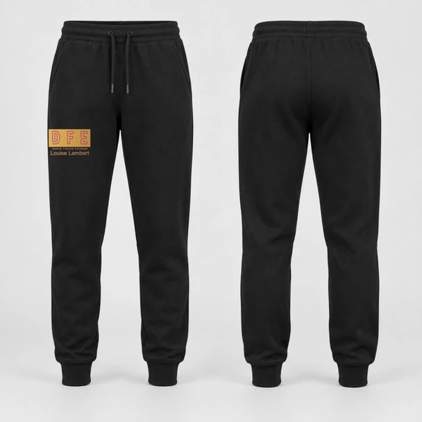 Dance Fusion Extreme DFE black cuffed awdis sweatpants joggers