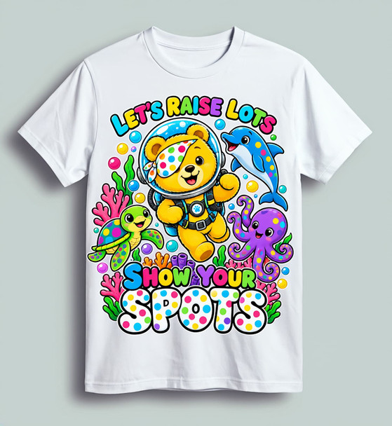 Undersea Themed Show Your Spots White T-Shirt – Kids & Adults