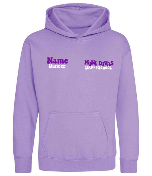 Mini Divas digital Lavander kids adults hoodie Mini Divas digital Lavander kids adults hoodie