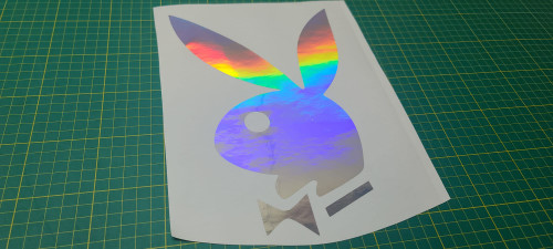 Playboy Bunny ( 10 INCH RAINBOW CHROME)