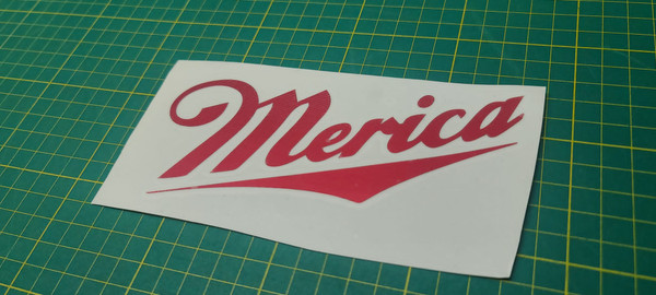 MERICA (5 INCH RED CHROME)