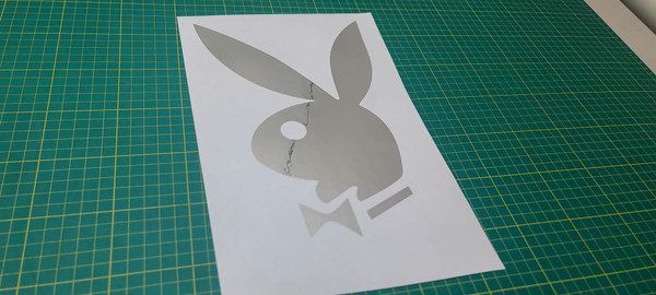 Playboy Bunny (10 INCH REGULAR CHROME)