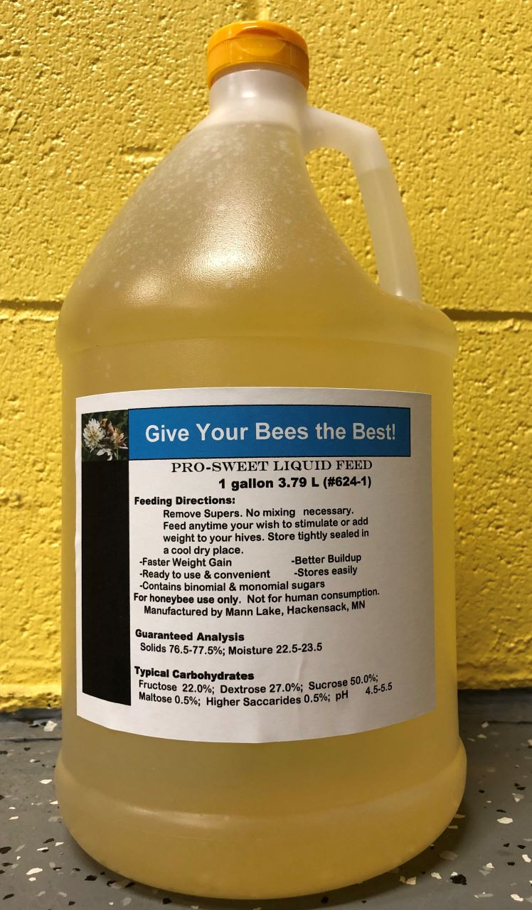 1 gallon jug Pro-Sweet Liquid Bee Feed