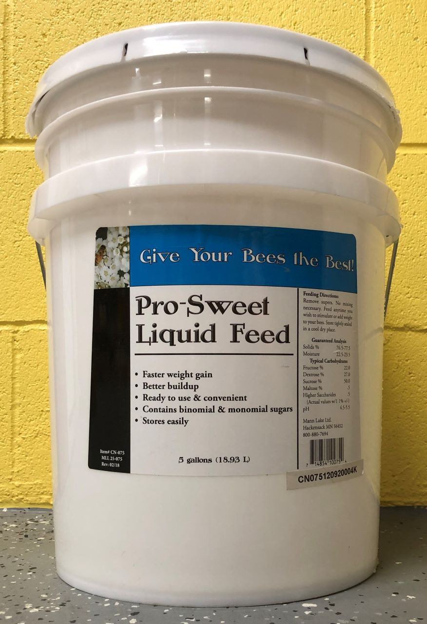 5 gallon bucket Pro-Sweet Liquid Bee Feed